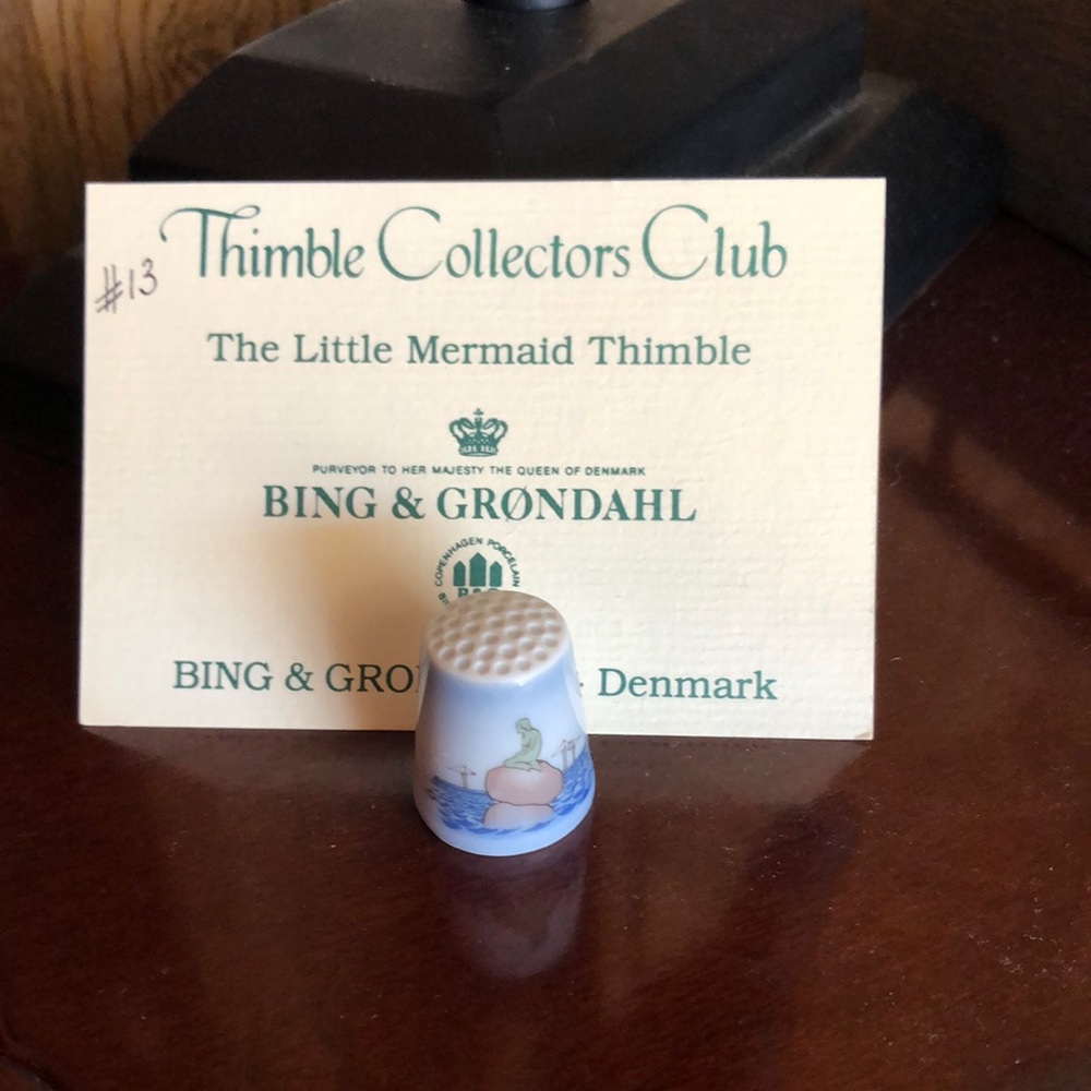 Bing & Grondahl Little Mermaid Thimble